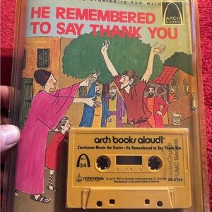 Arch Books Aloud! 'He Remembered to Say Thank You' Book and Cassette. 1976